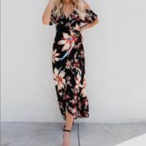 Vici Barbados Beauty Wrap Maxi Dress, Brand New